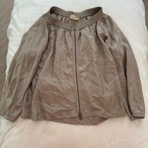 DKNY Women's Brown Bomber Jacket